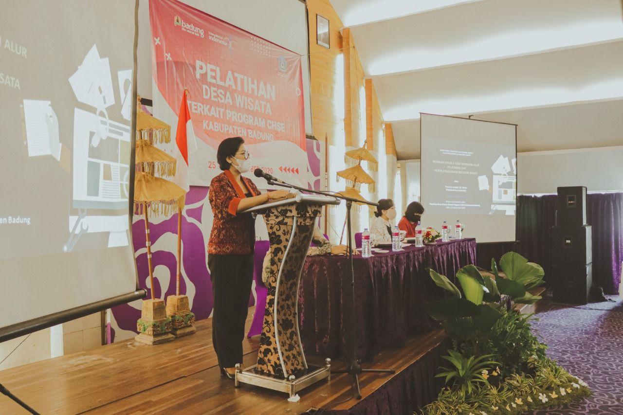 podiumnews.com-Dispar Badung Gelar Pelatihan Desa Wisata Terkait Program CHSE